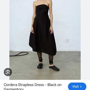 Cordera Strapless Black Dress